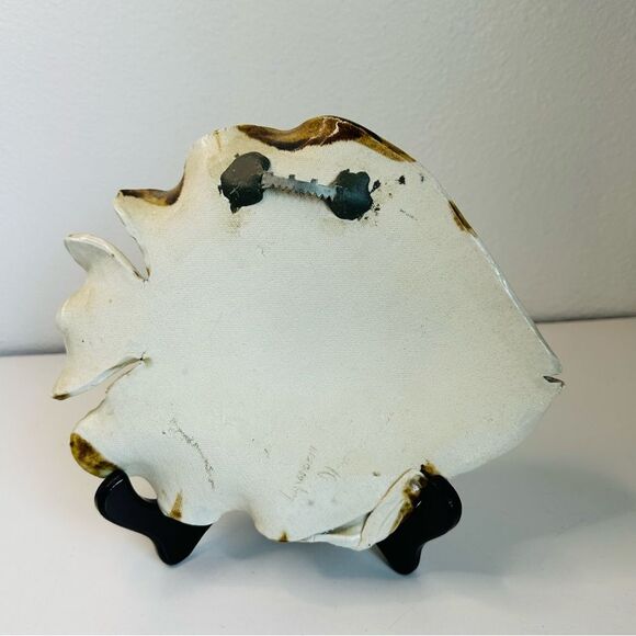 James Lawson Art Pottery Ceramic Fish Wall hanging Sculpture Signed 91 9x7 - Picture 2 of 3
